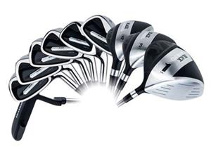 Heren Golfset 10 Clubs graphite Rechtshandig +1 Inch