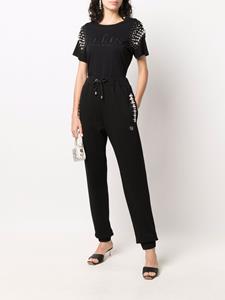Philipp Plein Trainingsbroek met kristallen - Zwart