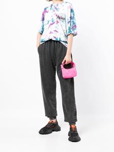 Aries Broek met logoprint - Zwart