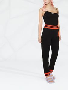 Moschino Trainingsbroek met logopatch - Zwart