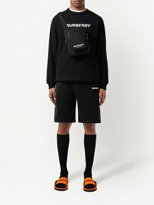 Burberry Trainingsshorts met logoprint - Zwart