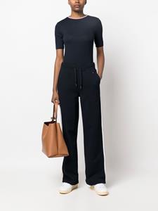 Tommy Hilfiger Joggingbroek met gestreepte afwerking - Blauw