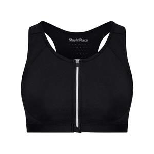 Stay In Place Front Zip Sports Bra