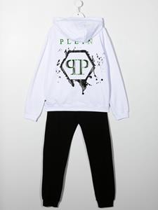 Philipp Plein Junior Trainingspak met logoprint - Zwart