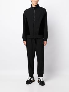 Giorgio Armani Trainingsbroek met geborduurd logo - Zwart