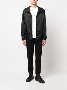 BOSS Broek met logopatch - Zwart
