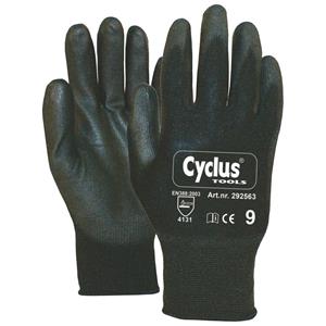 Cyclus Werkhandschoen Nylon S/7 L+R rode kraag  292561