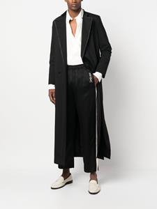 Saint Laurent Trainingsbroek met geborduurd logo - Zwart