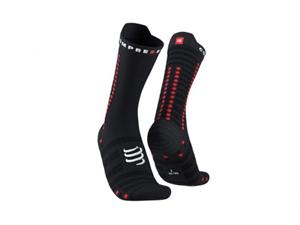 Compressport Pro racing v4.0 high cut hardloopsokken zwart