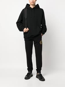 Versace Trainingsbroek met geborduurd logo - Zwart