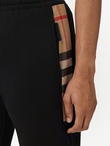 Burberry Trainingsbroek met geruit vlak - Zwart