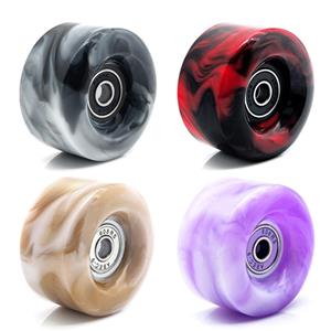 Roller Skate Wheels.Indoor rolschaatswiel met lager |Gemengde kleurenwielen voor dubbele rij Skatin