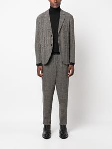 Giorgio Armani Broek met verlaagd kruis - Zwart