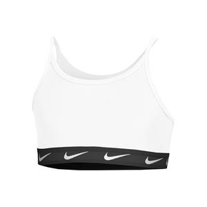 NIKE Dri-FIT One Sport-BH Mädchen 100 - white/black