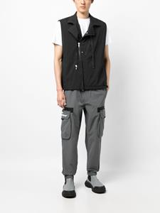 AAPE BY *A BATHING APE Trainingsbroek met logoprint - Grijs