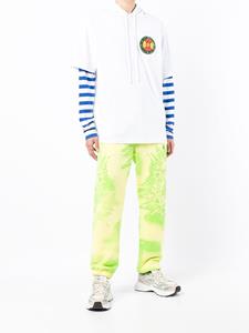 Marcelo Burlon County of Milan Trainingsbroek met tie-dye print - Geel