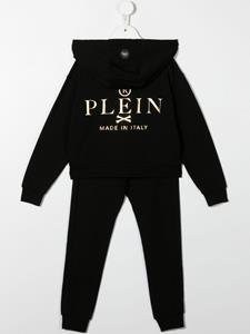 Philipp Plein Junior Trainingspak met logoprint - Zwart
