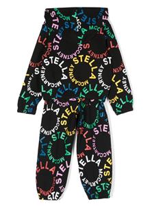 Stella McCartney Kids Trainingspak met logoprint - Zwart