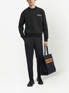 Zegna Wollen joggingbroek - Zwart