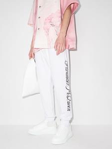 Alexander McQueen Trainingsbroek met logoprint - Wit