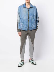 Greg Lauren Broek met patchwork - Groen