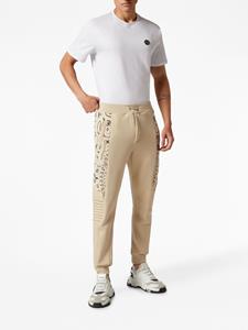 Philipp Plein Trainingsbroek met bandanaprint - Beige