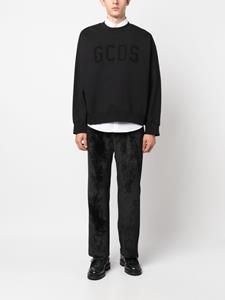 Gcds Broek met geborduurd logo - Zwart