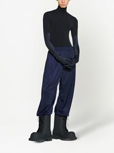Balenciaga Broek met verlaagd kruis - Blauw