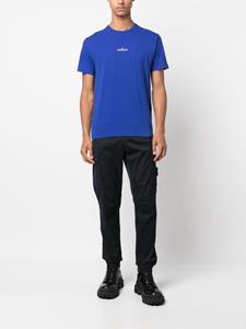 Stone Island Broek met Compass-logopatch - Blauw