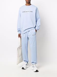 Helmut Lang Trainingsbroek met geborduurd logo - Blauw