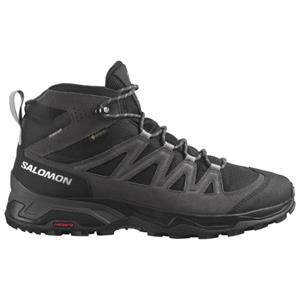 Salomon  X Ward Leather Mid GTX - Wandelschoenen, zwart/grijs