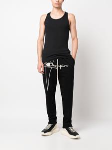 Rick Owens X Champion Trainingsbroek met geborduurd logo - Zwart