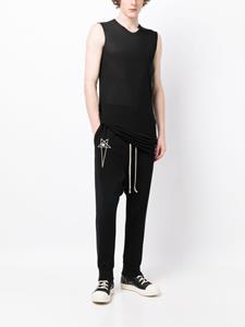 Rick Owens X Champion Trainingsbroek met verlaagd kruis - Zwart