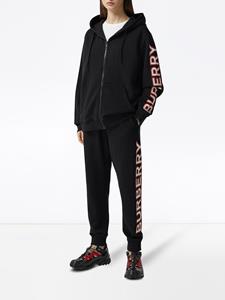 Burberry Trainingsbroek met logoprint - Zwart