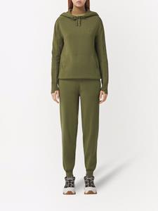 Burberry Joggingbroek met monogram patroon - Groen