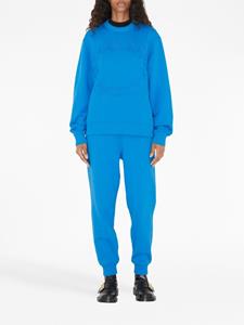 Burberry Trainingsbroek met geborduurd logo - Blauw