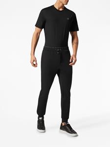 Philipp Plein Trainingsbroek met logopatch - Zwart