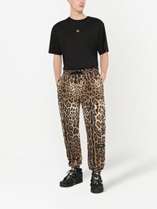 Dolce & Gabbana Trainingsbroek met luipaardprint - Bruin