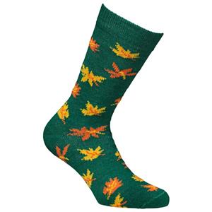 Alpacasocks&Co  Fall Alpaca Leaves - Multifunctionele sokken, groen
