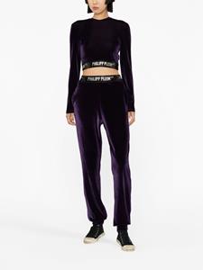 Philipp Plein Trainingsbroek met logoband - Paars