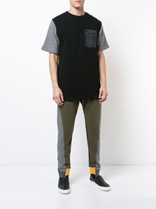 Mostly Heard Rarely Seen colour block joggers - Groen