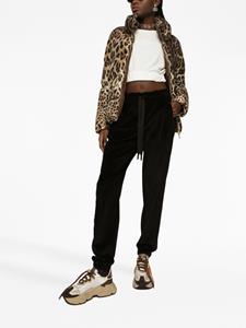Dolce & Gabbana Trainingsbroek met geborduurd logo - Zwart