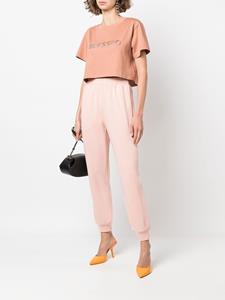 STYLAND Trainingsbroek met logoprint - Roze