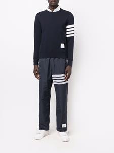 Thom Browne Trainingsbroek met vier strepen - Blauw