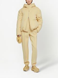 Jil Sander Broek met trekkoordtaille - Geel