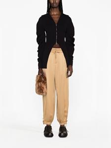 Jil Sander Satijnen trainingsbroek - Beige
