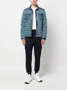 Moorer Trainingsbroek met toelopende pijpen - Blauw