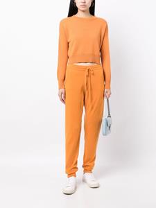 Teddy Cashmere Trainingsbroek met elastische taille - Oranje