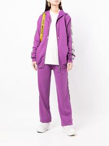 Off-White Trainingsbroek met logoband - Paars