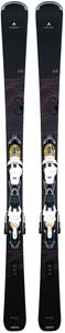E Lite 3 piste ski's dames zwart, 156 cm